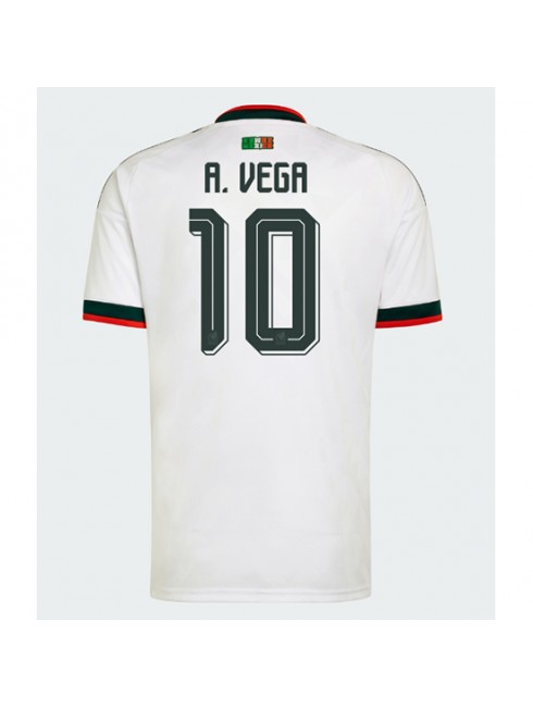 Muži Futbalové oblečenie Mexiko Alexis Vega #10 MS 2026 Krátky Rukáv - Preč Muži Futbalové oblečenie Mexiko Alexis Vega #10 MS 2026 Krátky Rukáv - Preč